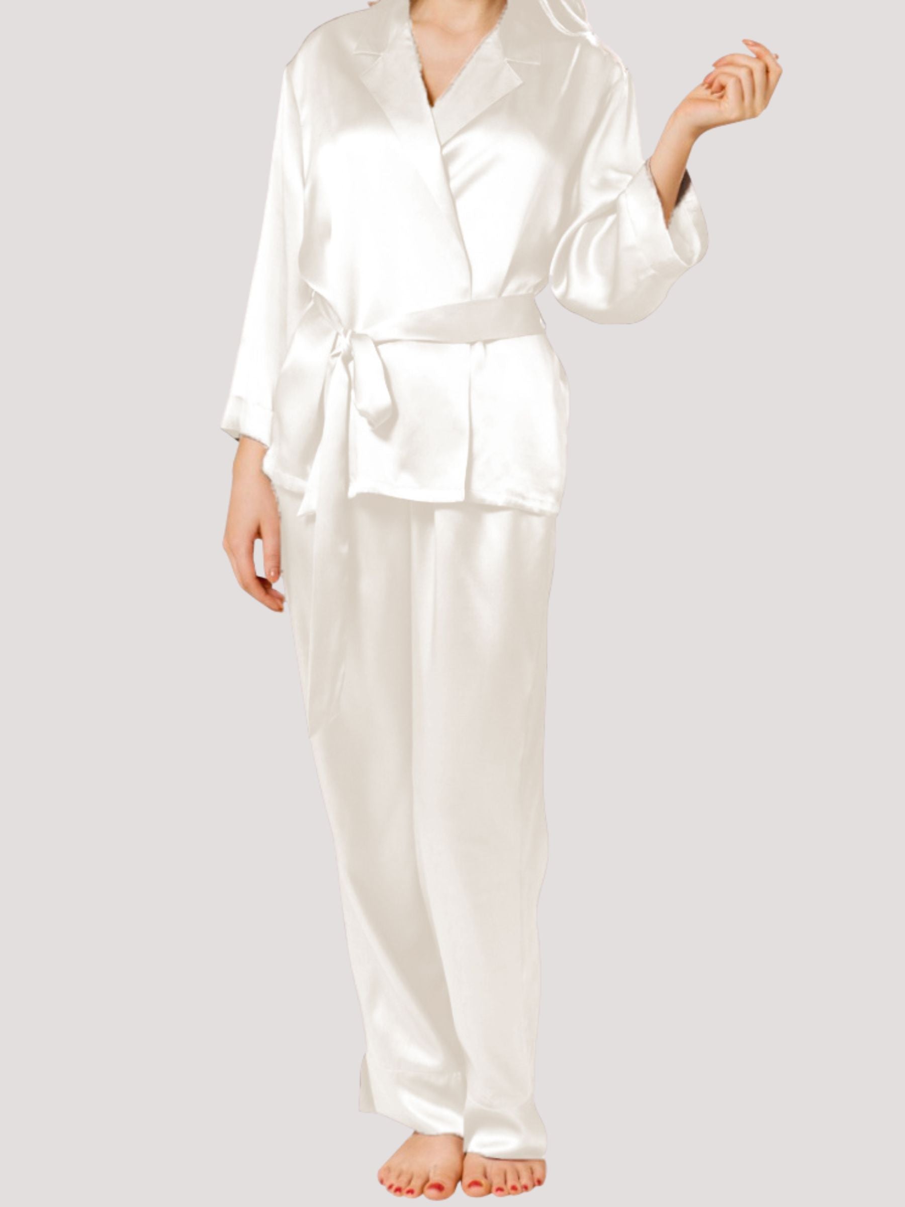 Seidenpyjama-Set für Damen