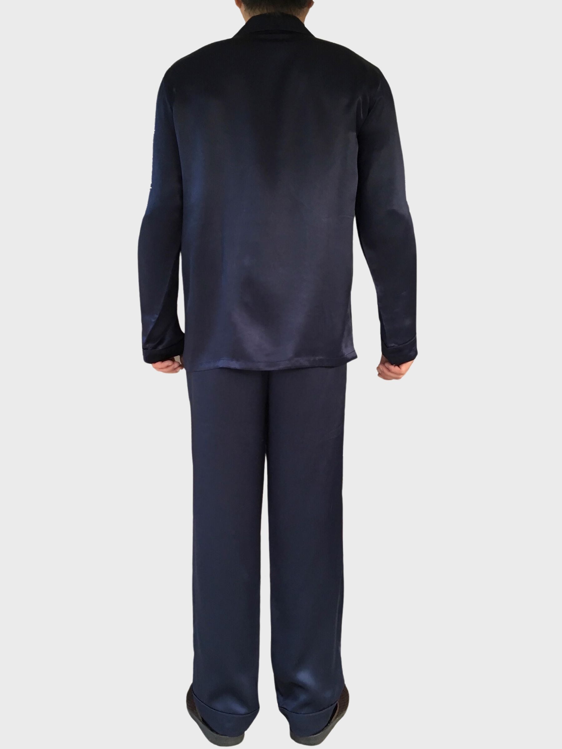 Seiden Schlafanzug Herren