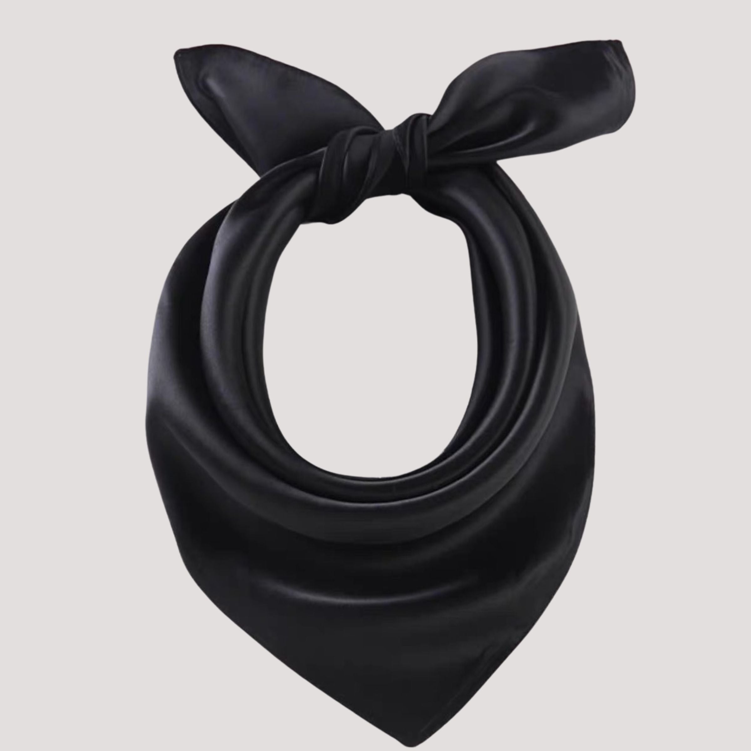 Einfarbiger Seidenschal (quadratisch)