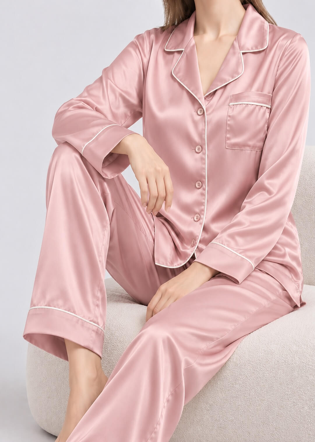 Seidenpyjama für Damen