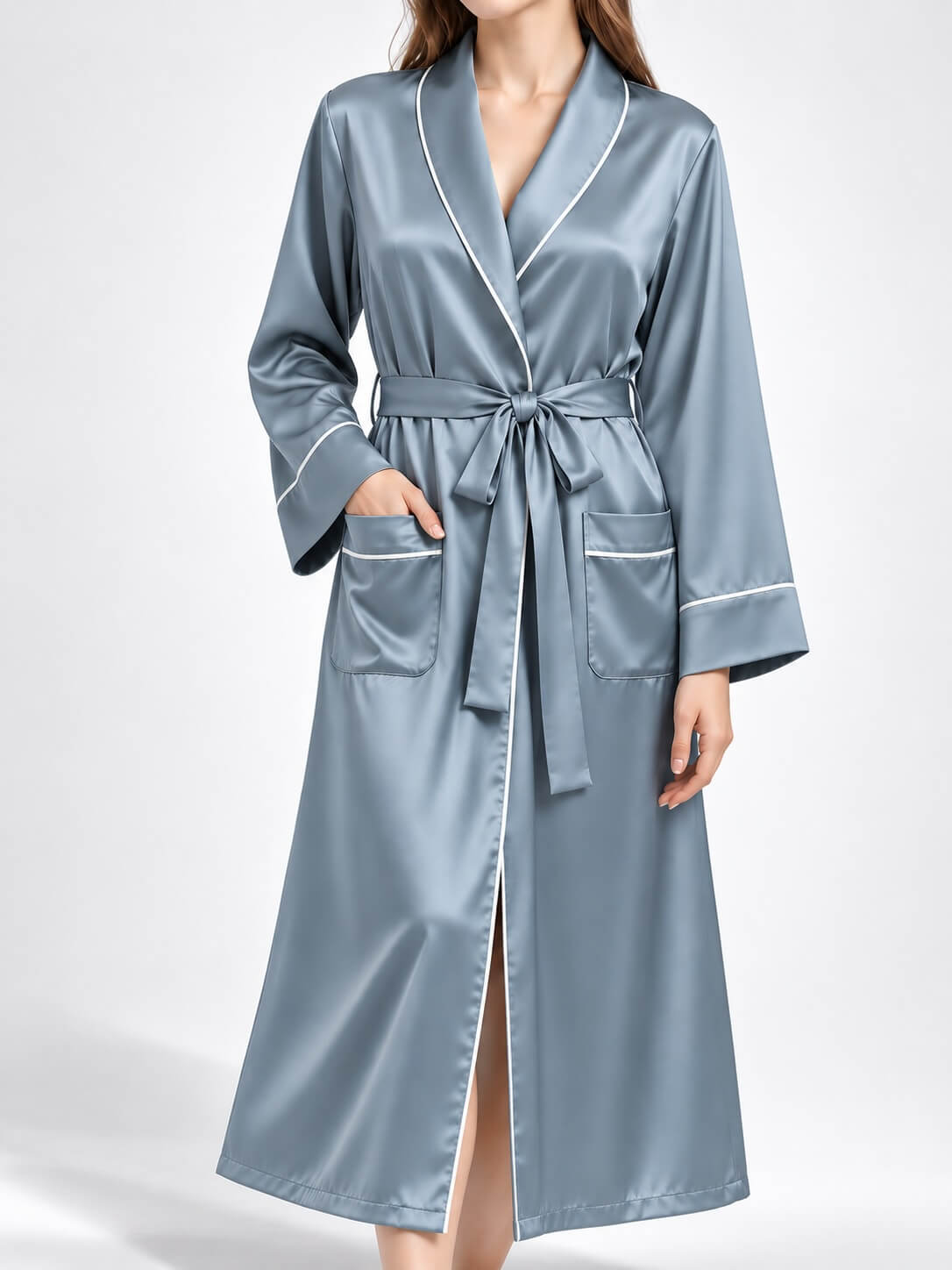 Women's silk robe