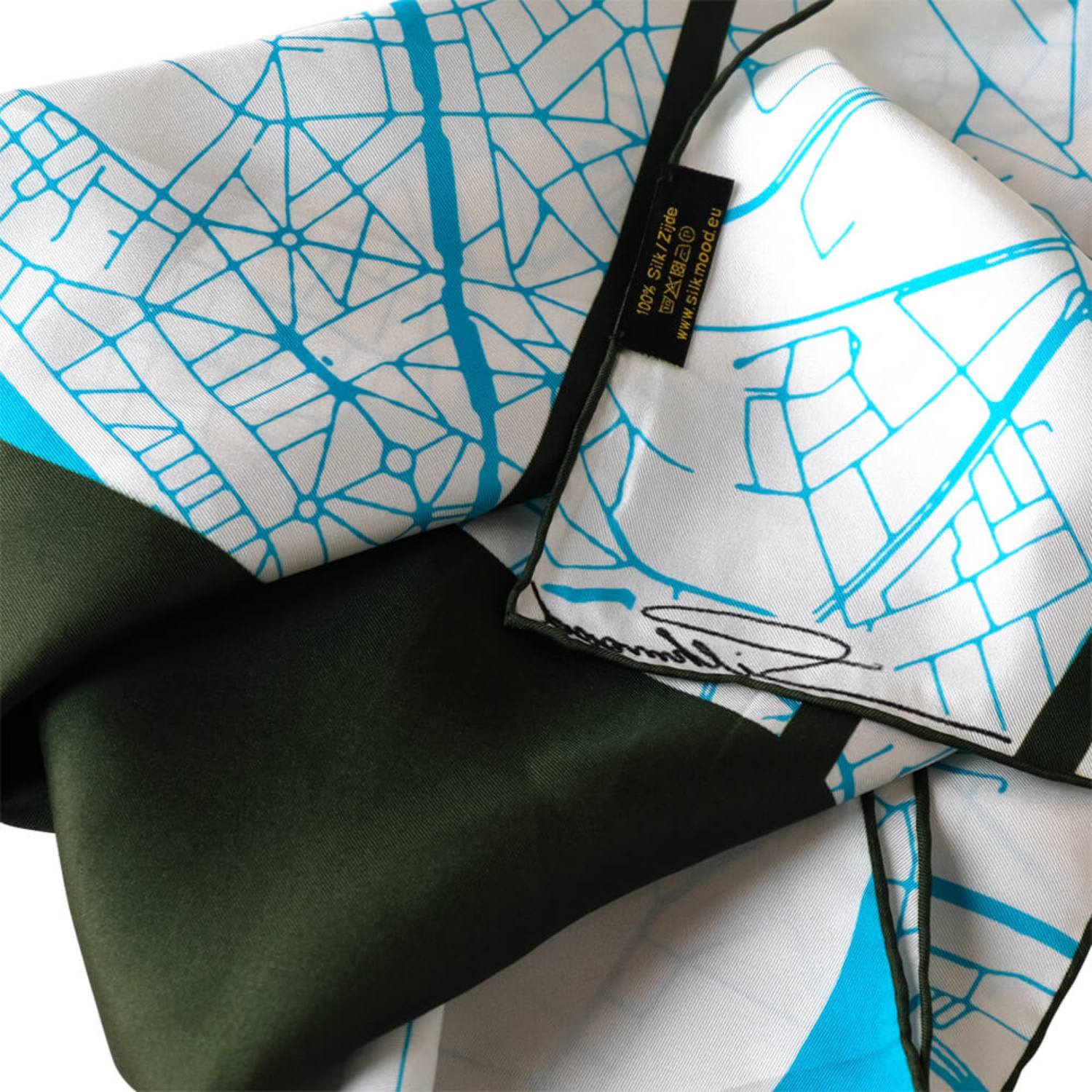 Seidenschal - Antwerpen (90×90 cm)
