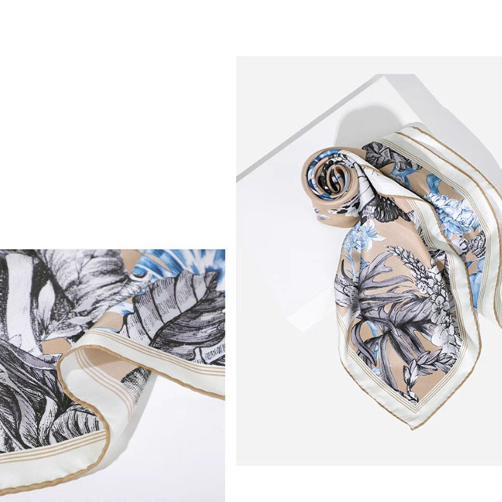 Silk scarf (90×90 cm)