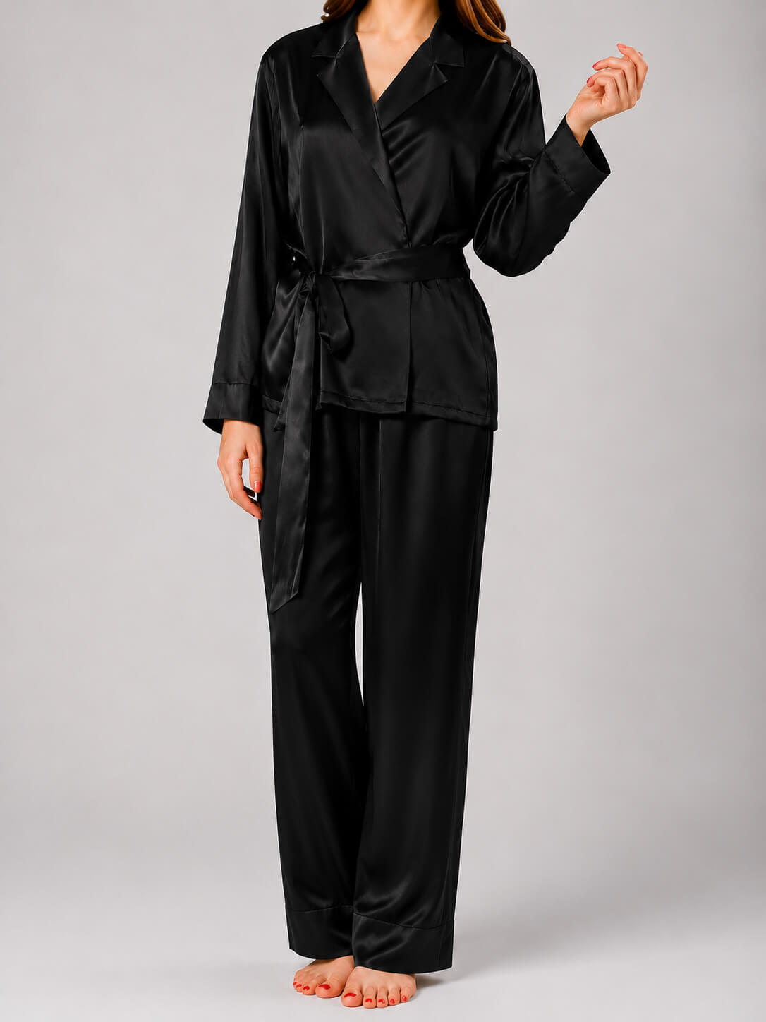 Seidenpyjama-Set für Damen
