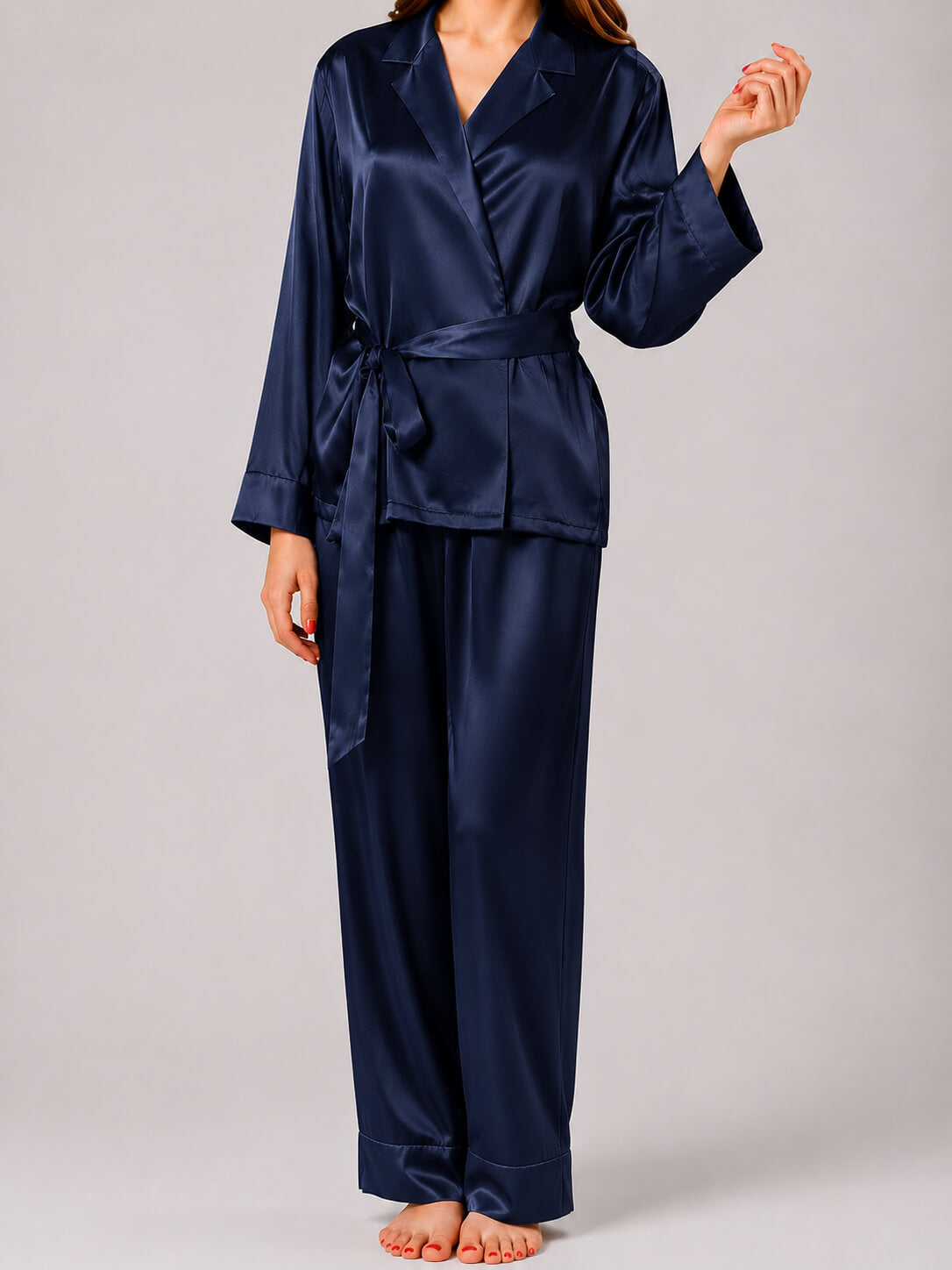 Seidenpyjama-Set für Damen
