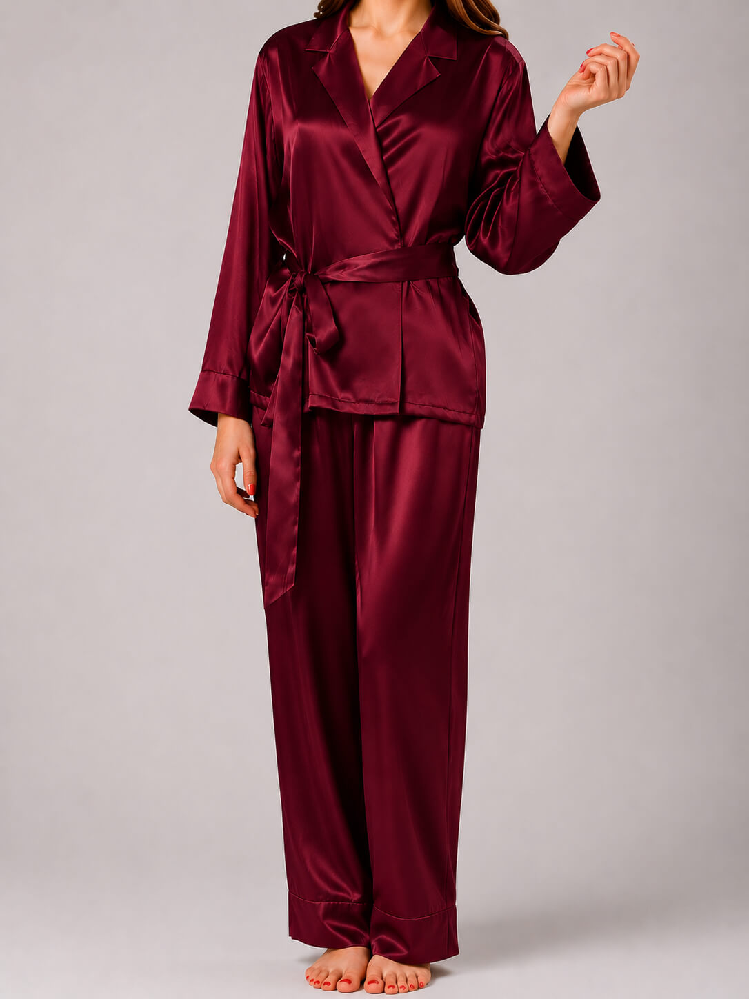 Seidenpyjama-Set für Damen