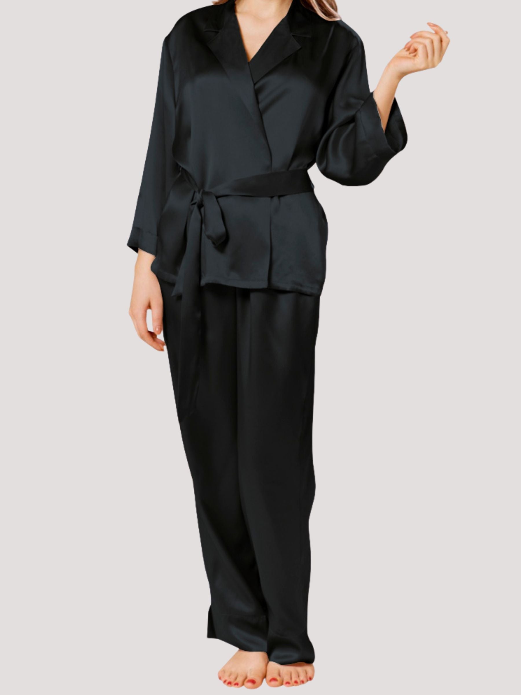 Seidenpyjama-Set für Damen