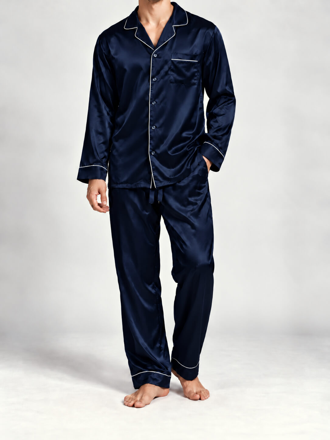 Men's silk pyjamas