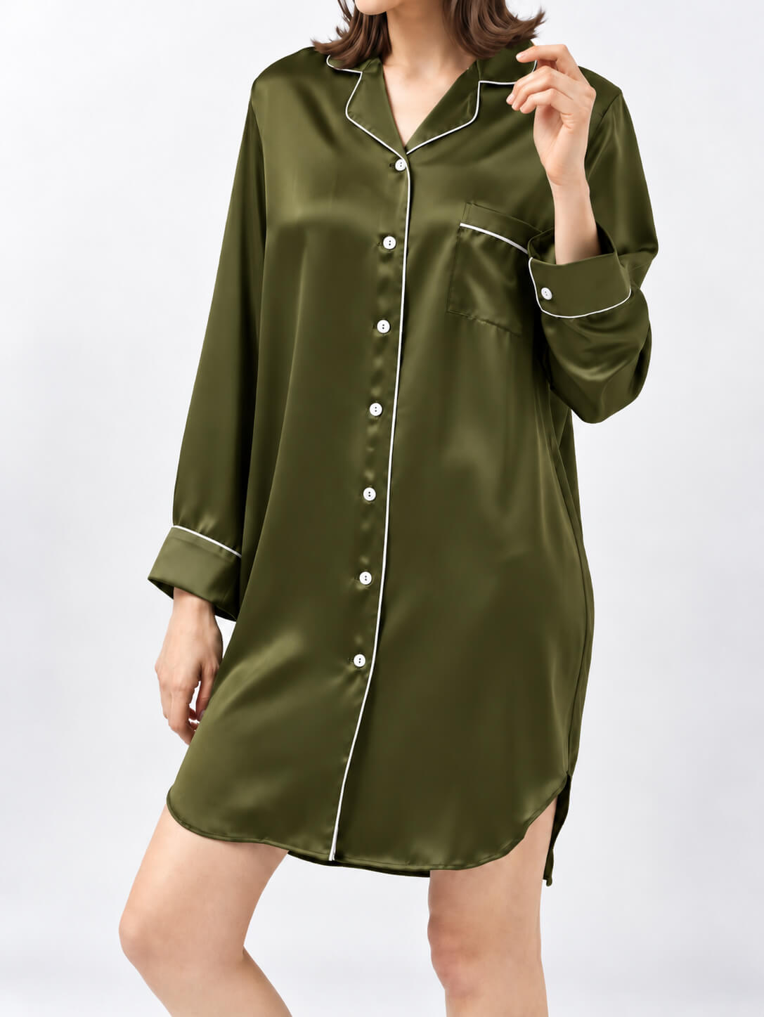Women's silk nightdress