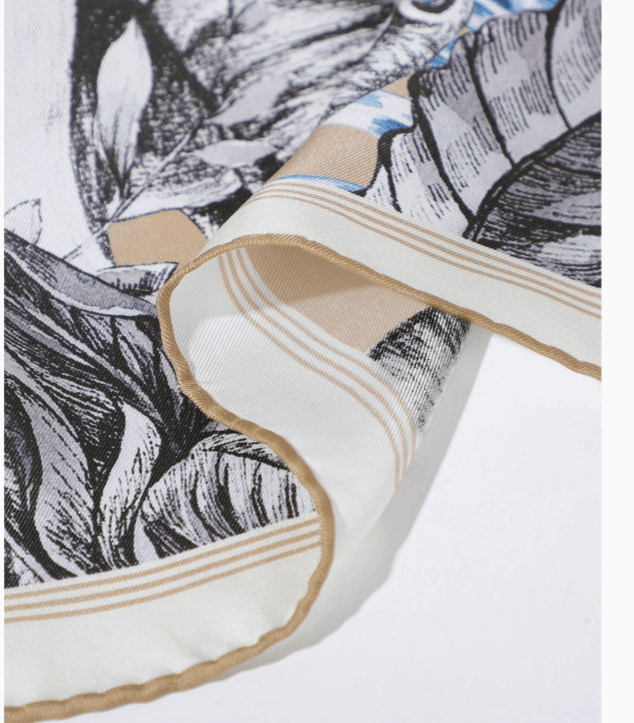 Silk scarf (90×90 cm)