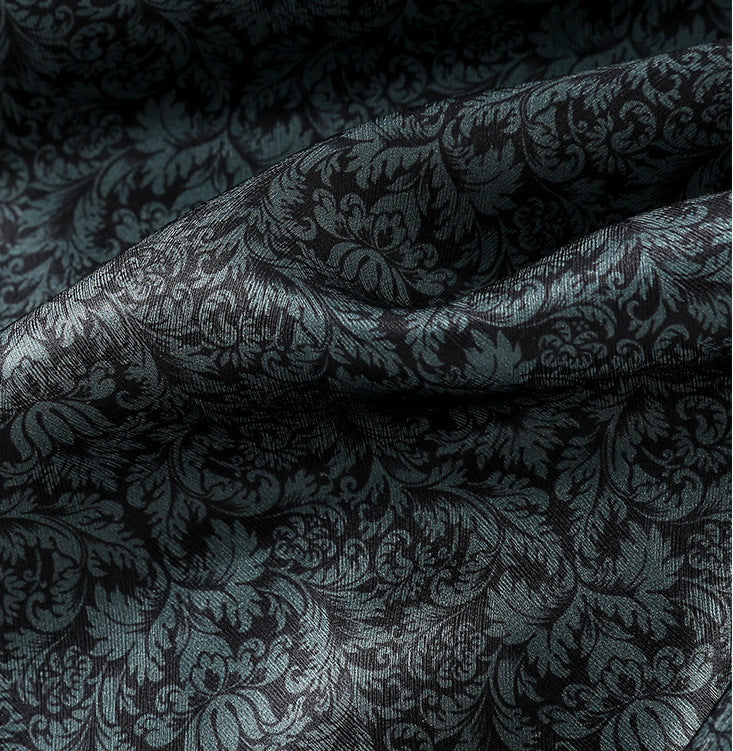 Double-layer men’s silk scarf