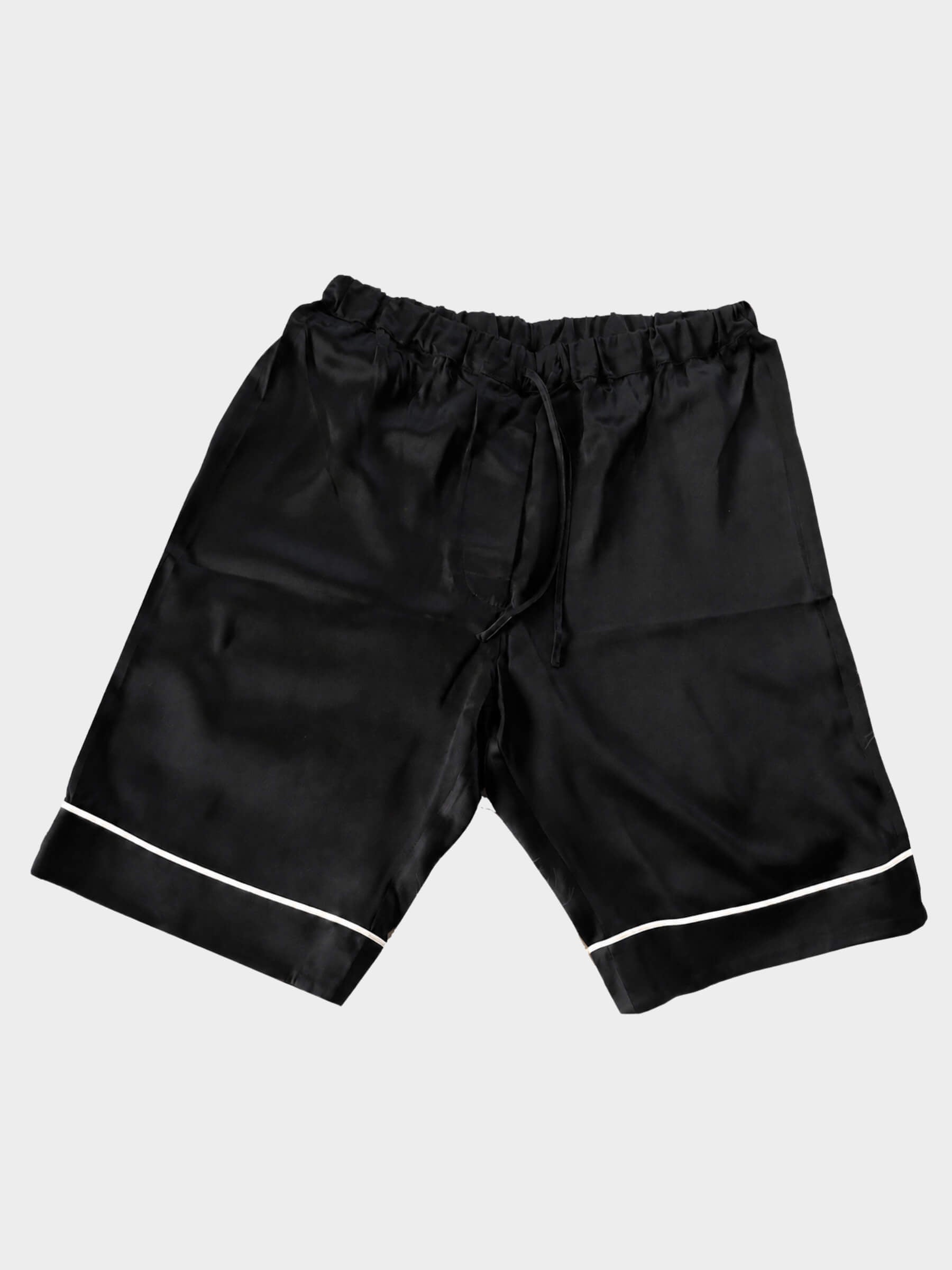 Men's silk pyjama shorts