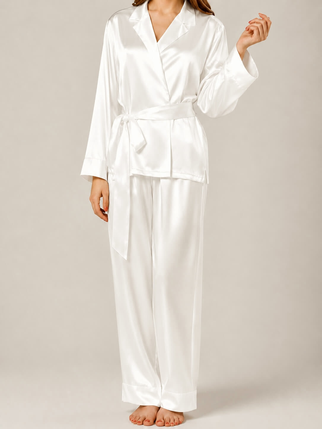 Seidenpyjama-Set für Damen