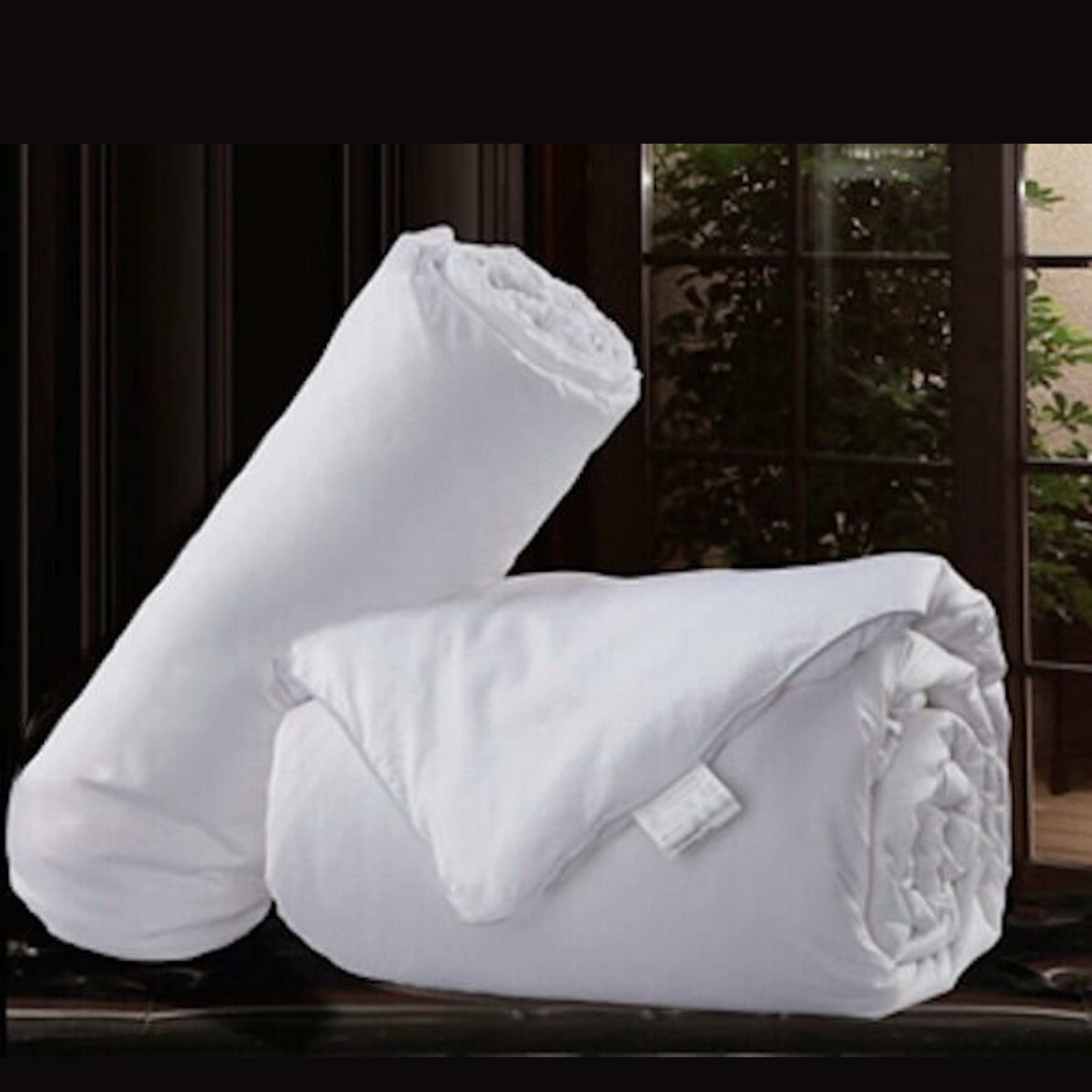 Ganzjahres-seidenbettdecke mit Baumwollbezug